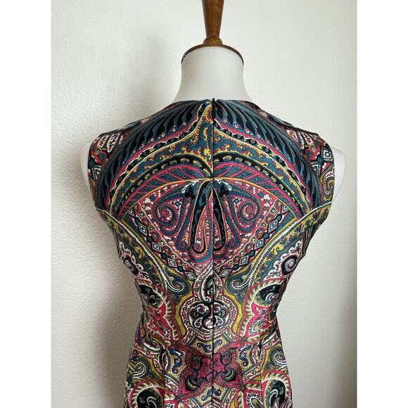 Nanette Lepore Dress Mini Sheath Silk Multicolor Print - Picture 8 of 12